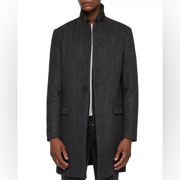 AllSaints Men’s Cashmere Blend Merton Coat XXL MSRP: $615 - Picture 8 of 8